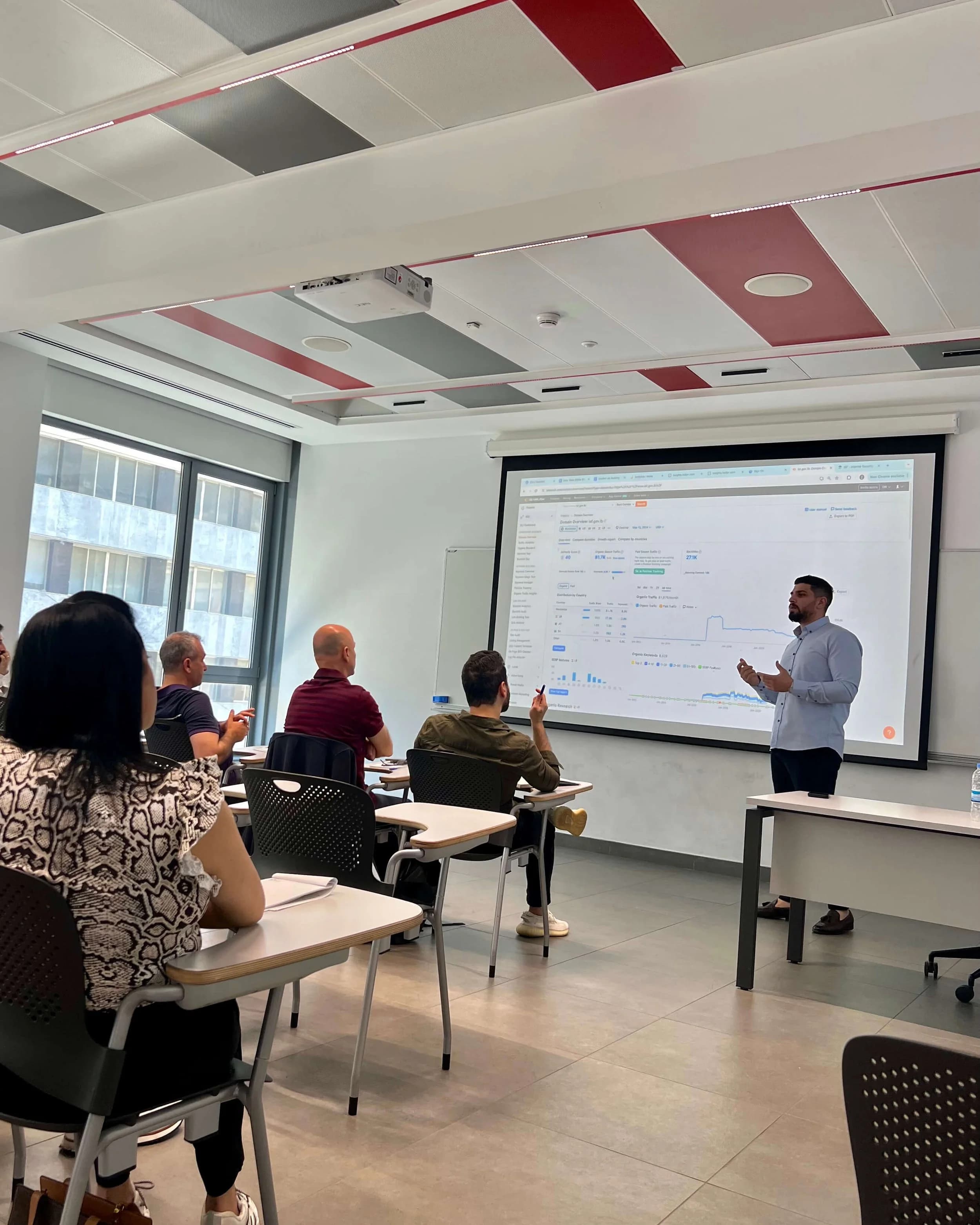 Omar Kandil leading a strategy workshop